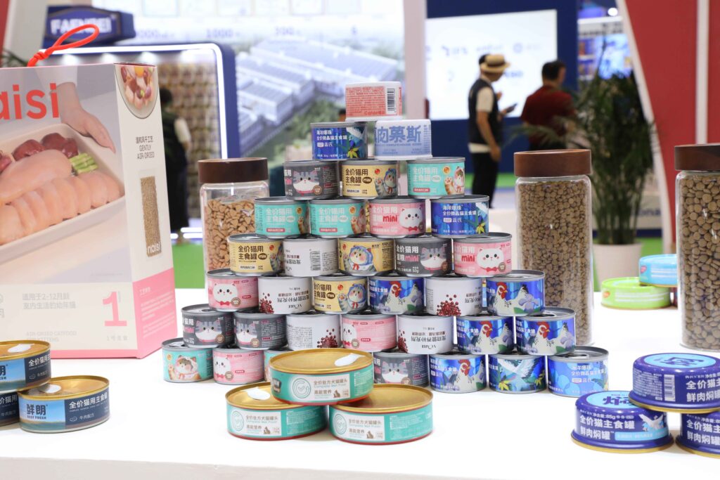 canned dog and cat food at Pet Fair Asia 2026